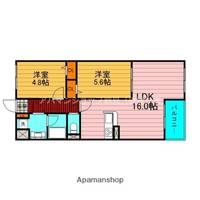 大阪府大阪市鶴見区横堤2丁目の賃貸アパートの間取り