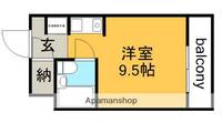 兵庫県川西市栄根1丁目の賃貸マンションの間取り