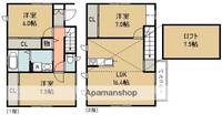 大阪府豊中市南桜塚4丁目(一戸建)の賃貸物件の間取り