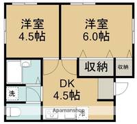 兵庫県川西市緑台1丁目の賃貸マンションの間取り
