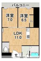 物件の間取り画像