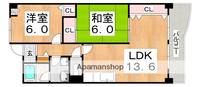パークシャトー 平野白鷺の間取り