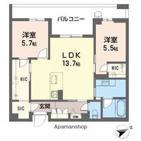 アルテーヌ浜寺元町の間取り