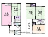 大阪府泉南郡岬町淡輪(一戸建)の賃貸物件の間取り