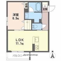 エクラージュ 新金岡302の間取り
