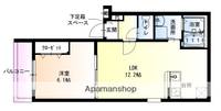 フジパレス新金岡Ⅲ番館103の間取り