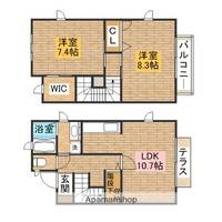 パルモ新在家101の間取り