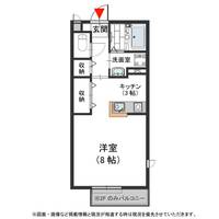 ヴィラ・エターナル205号室の間取り