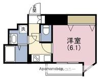 大阪府大阪市中央区鎗屋町2丁目の賃貸マンションの間取り