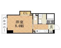グランルージュ城東0602の間取り