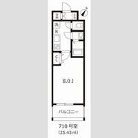 エムブイインプ大阪鶴橋0710の間取り