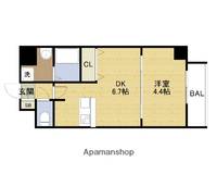 兵庫県尼崎市建家町の賃貸マンションの間取り