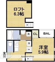 物件の間取り画像