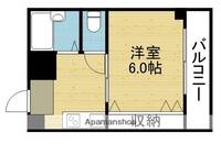 サンハイツ東小橋401の間取り