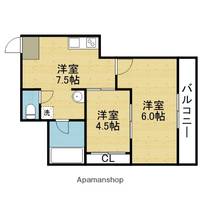 ローズハイツ507の間取り