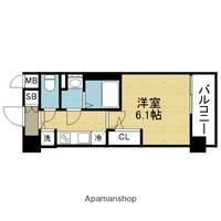 エスリード大阪平野プライム603の間取り