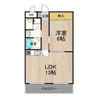 大正メゾン608の間取り