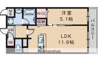 エムズセントラル上新庄の間取り