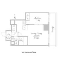 TOPAZ江坂の間取り