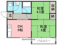大阪府豊中市服部豊町2丁目の賃貸アパートの間取り