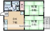 タウニーイサカD棟の間取り