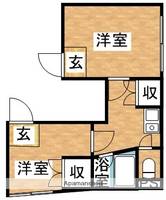 大阪府大阪市淀川区西中島2丁目の賃貸マンションの間取り