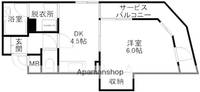 大阪府大阪市淀川区東三国5丁目の賃貸マンションの間取り