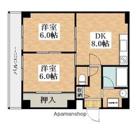 グランドール 南栄の間取り