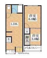 東新町5丁目テラスハウスの間取り