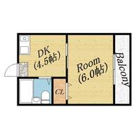 城北・船江マンションの間取り