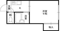 コーポ島町101の間取り
