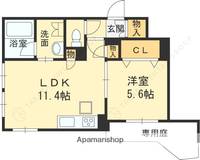 シャーメゾンべレオ塚口101の間取り