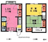 リバーサイドテラス西棟の間取り