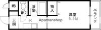 兵庫県西宮市深津町の賃貸マンションの間取り