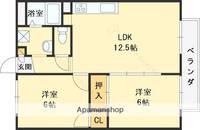 プラージュ芦屋の間取り