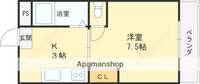 兵庫県西宮市甲風園2丁目の賃貸マンションの間取り
