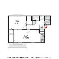 ハイツ・ツゥ・サティ101号室の間取り