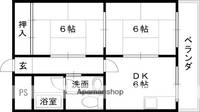 沼ハイツの間取り