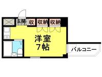 キューブ東武庫之荘2404の間取り