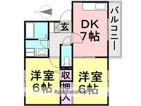 アムールたかはし202の間取り