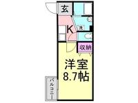 MAPLE(メープル)203の間取り
