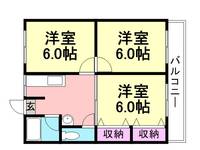キャピタルビルド南武庫之荘403の間取り