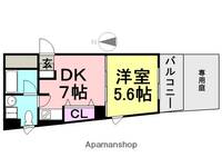 ファーストエフレシア立花2106の間取り
