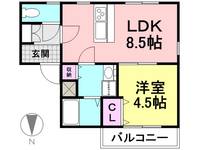 BLANCOSTA SONODA102の間取り