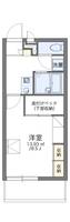 レオパレスLAHAINA204の間取り