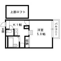 レオパレスノベルティー202の間取り