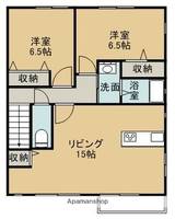 兵庫県小野市大島町の賃貸アパートの間取り