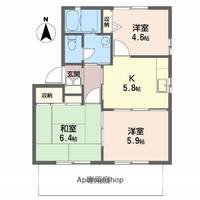 ディアス21 B棟の間取り