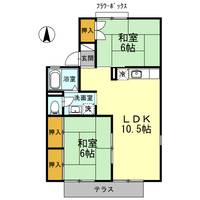ビラ国分寺 B棟B102の間取り