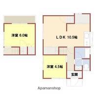 兵庫県高砂市中島1丁目(一戸建)の賃貸物件戸建ての間取り